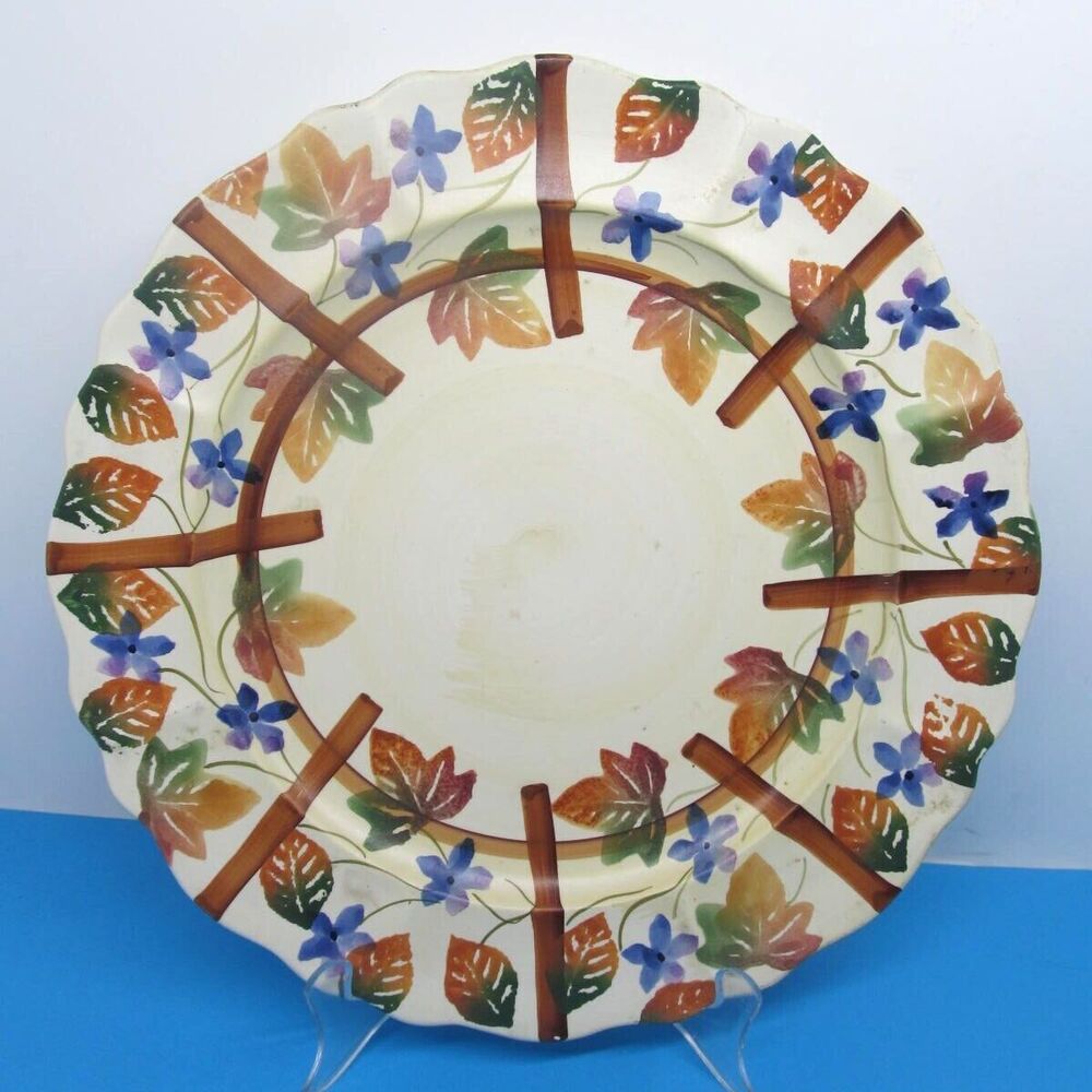 Poctnilia Comiolo Italian Vintage Hand Painted And Signed 11.5" Decor Plate